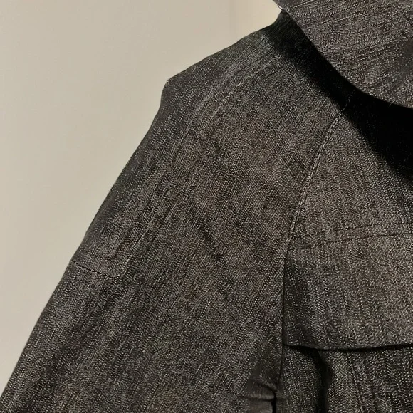 Sandro Cropped Denim Jacket - Picture 7 of 14